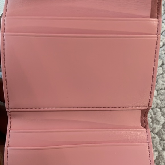 MCM Blossom Pink Small Aren Trifold Wallet - Picture 4 of 8
